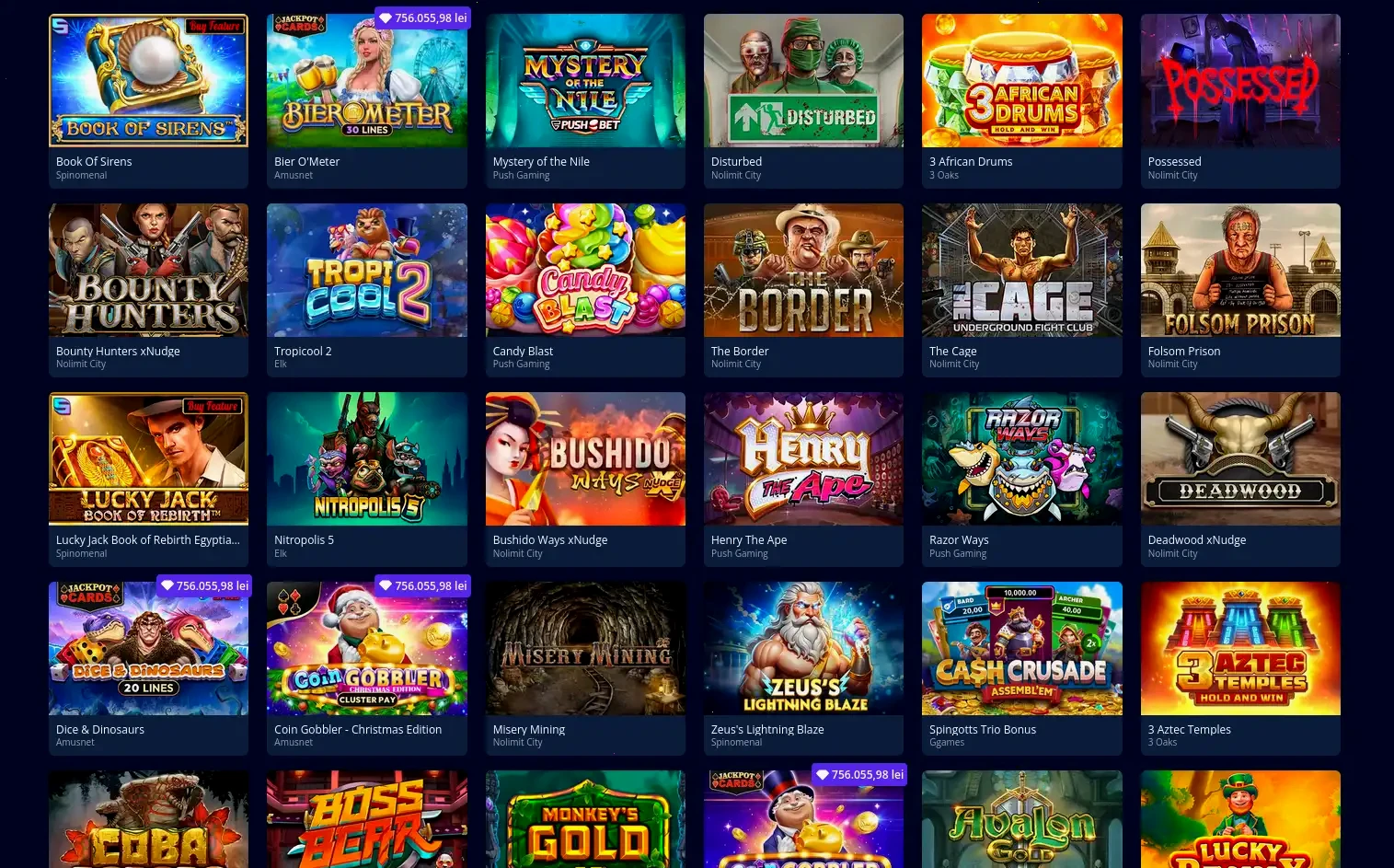 Gdfplay Casino mobile App Übersicht auf Smartphone